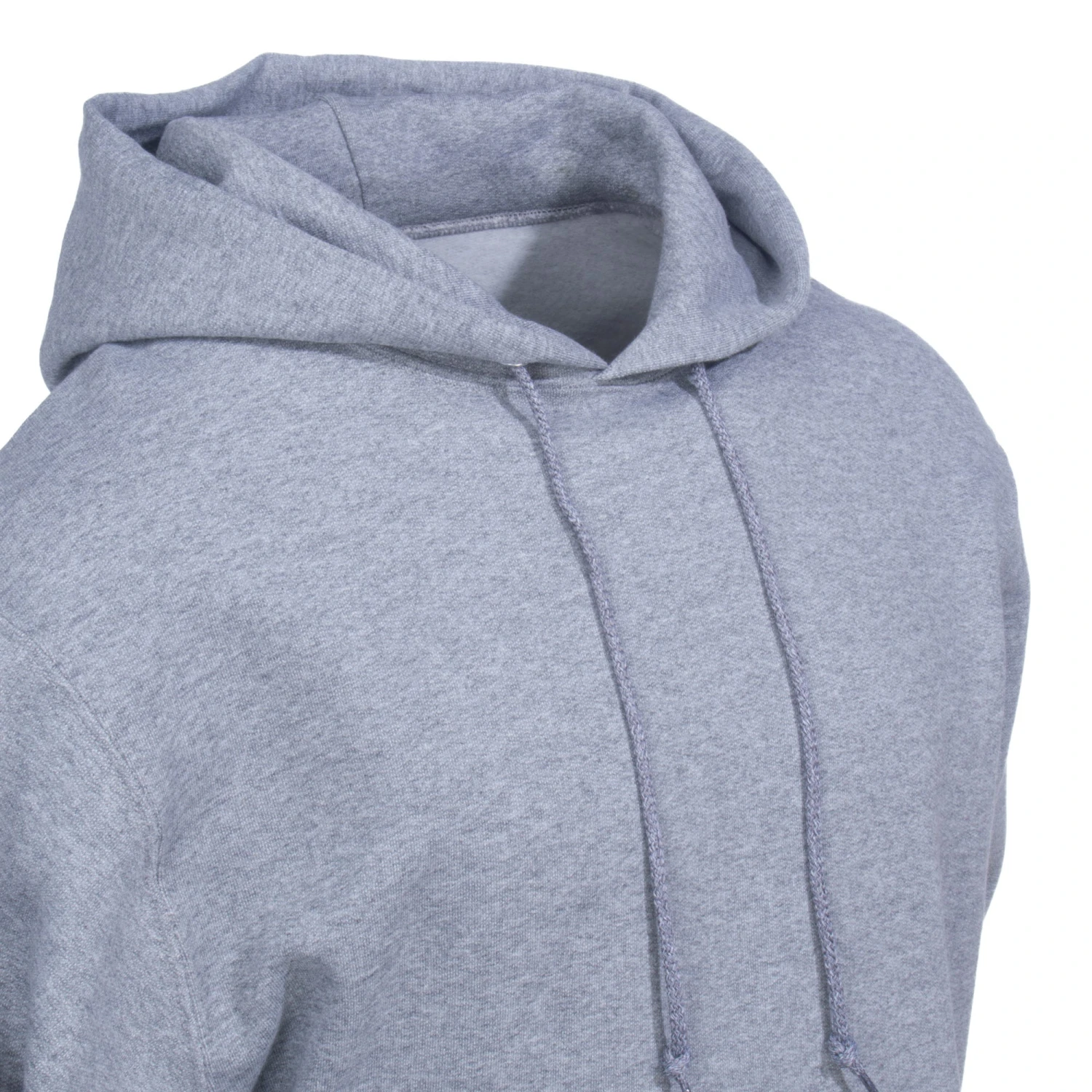 Jerzees Sweatshirts: Men's 4997M OXF Oxford Grey Super Sweats Pullover Hooded Sweatshirt - Image 2