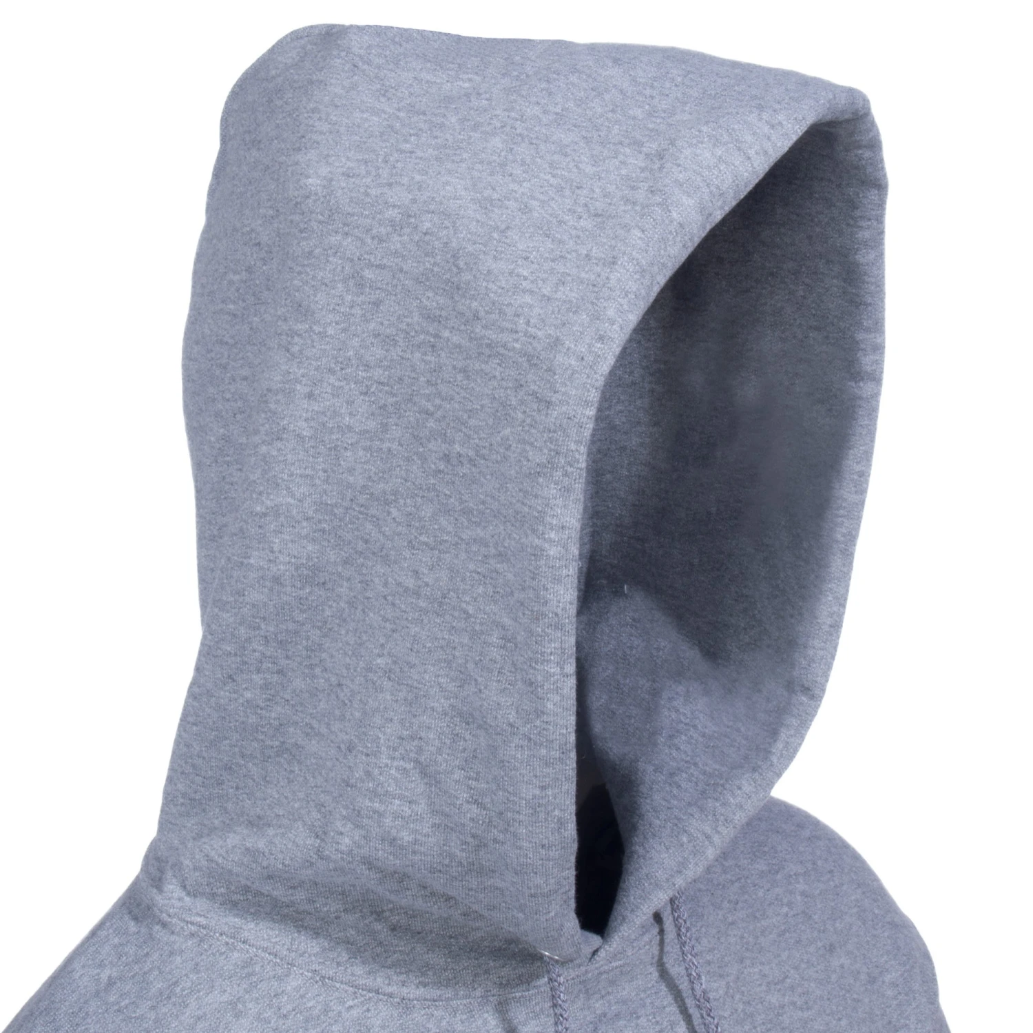 Jerzees Sweatshirts: Men's 4997M OXF Oxford Grey Super Sweats Pullover Hooded Sweatshirt - Image 4