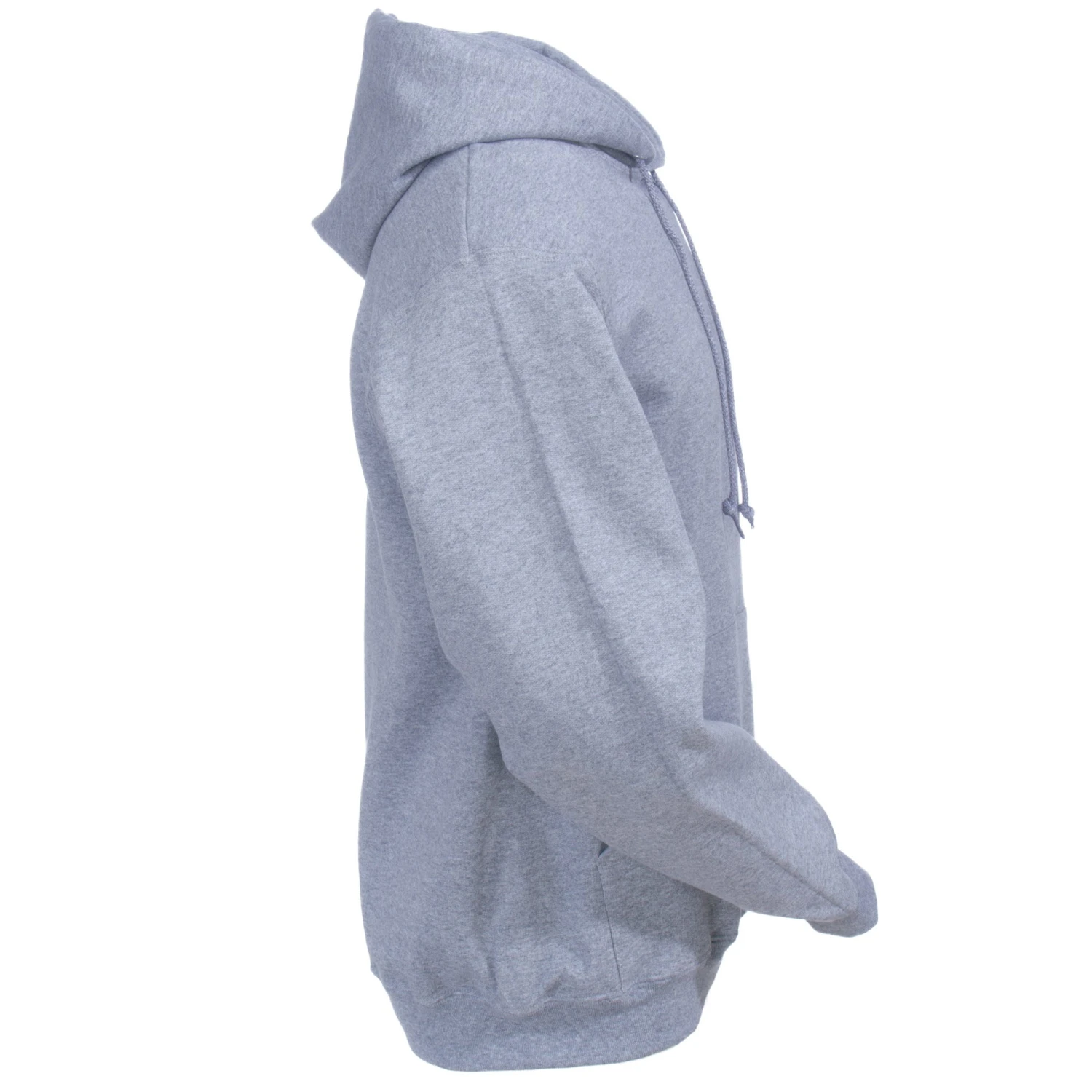 Jerzees Sweatshirts: Men's 4997M OXF Oxford Grey Super Sweats Pullover Hooded Sweatshirt - Image 5