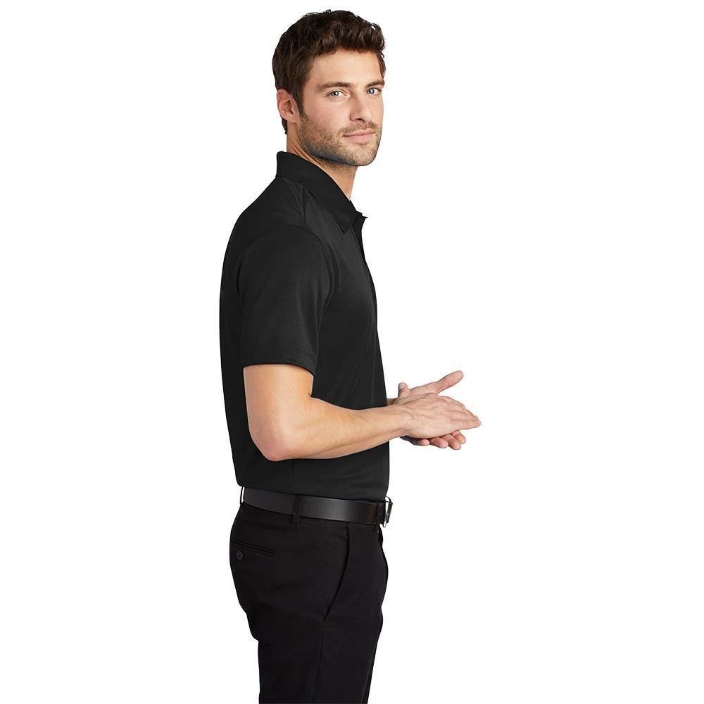Port Authority Shirt: Men's K540 BLK Black Silk Touch Performance Polo - Image 4