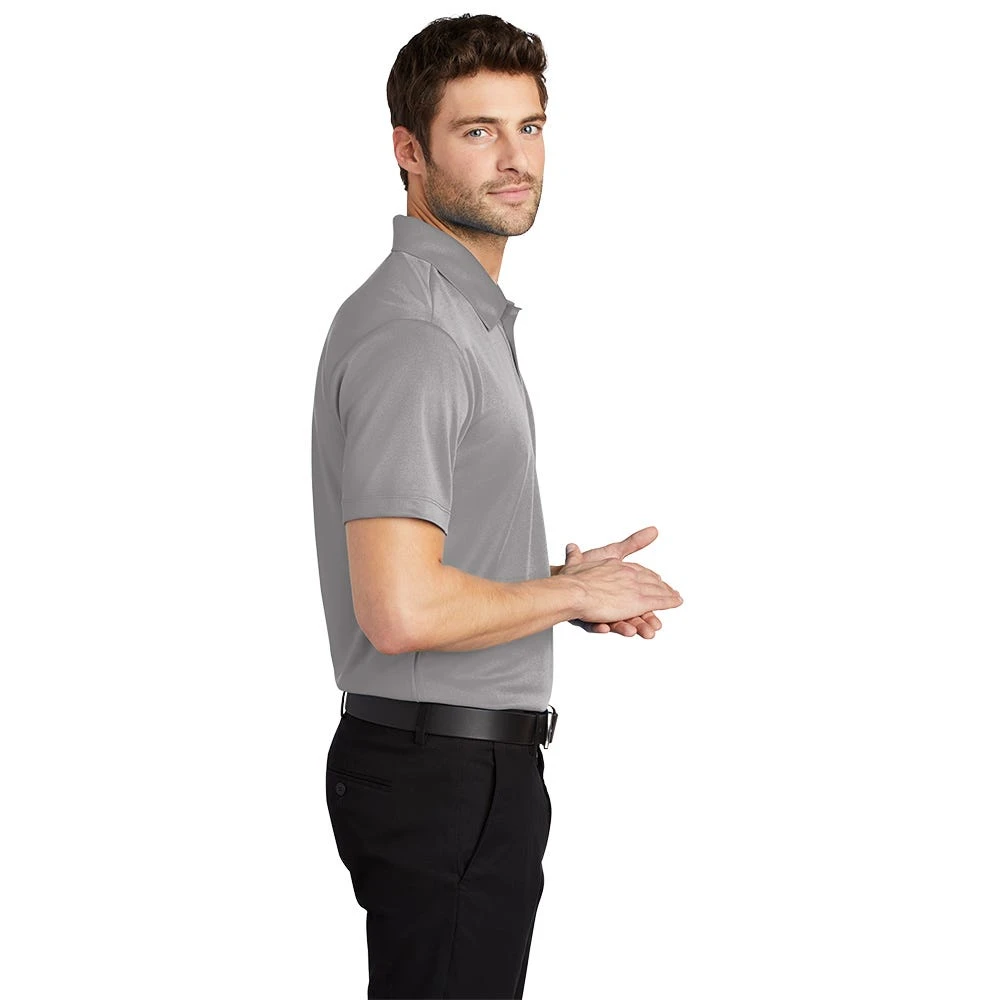 Port Authority Shirt: Men's K540 GRY Gusty Grey Silk Touch Performance Polo - Image 4