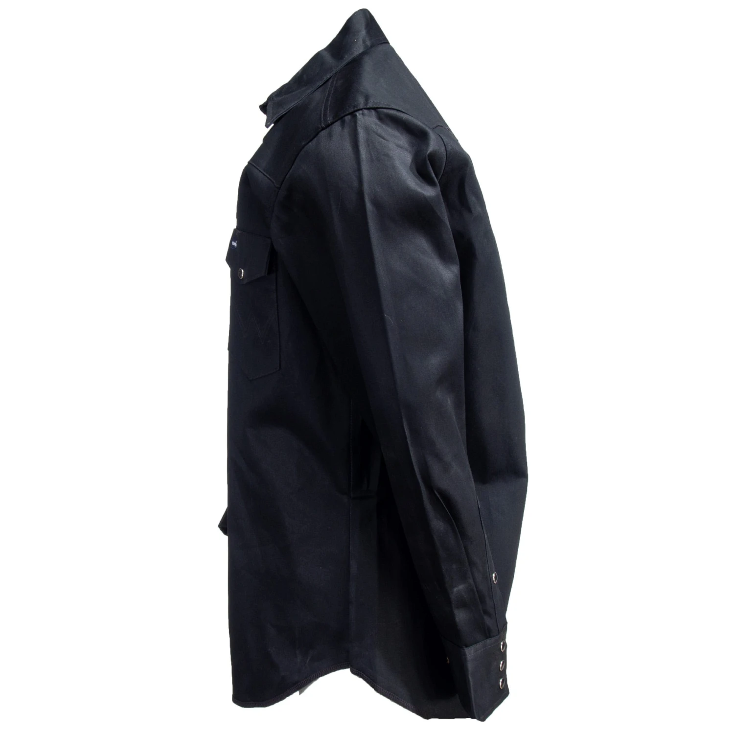 Wrangler Shirts: Men's Black MS70819 Cowboy Cut Long Sleeve Twill Shirt - Image 5