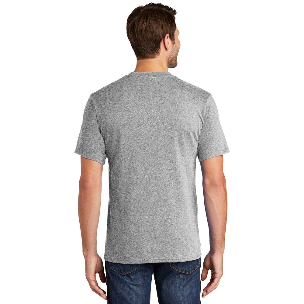 Port & Company Shirt: Men's PC54P Ash Core Cotton Pocket Tee - Image 2