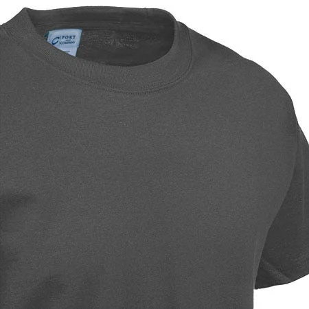 Port & Company Shirts: Men's Charcoal PC61 CHR Essential T-Shirt - Image 2