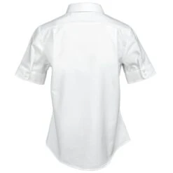 Port Authority Shirts: Women's L659 WHT White SuperPro Oxford Short-Sleeve Shirt