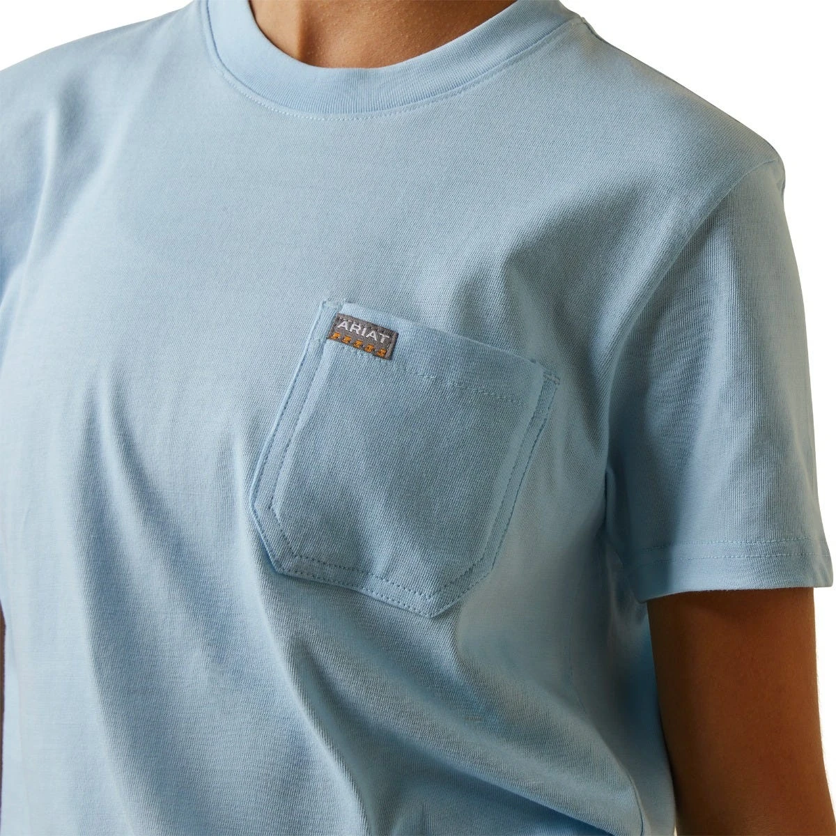 Ariat Rebar Shirts: Women's 10043848 Clearsky CottonStrong Roughneck Graphic T-Shirt - Image 4