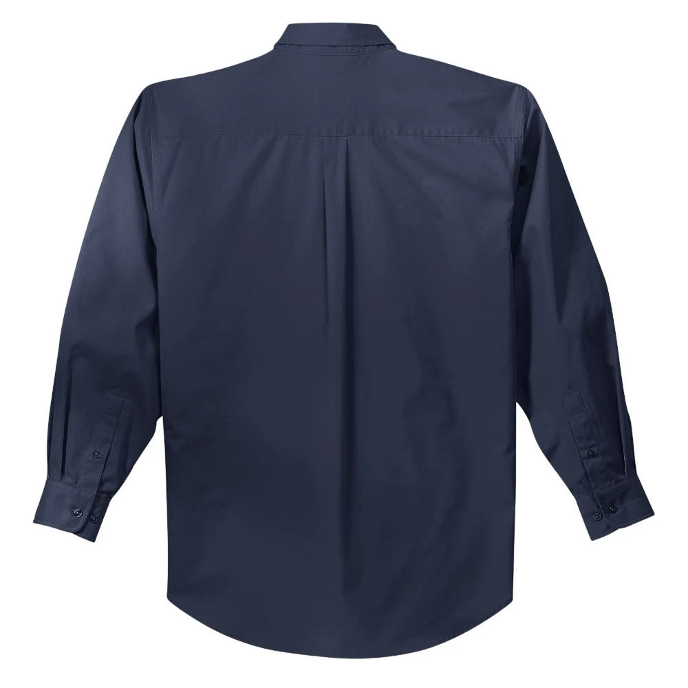 Port Authority Shirts: Men's Navy S608 NVY Easy Care Woven Shirt - Image 6