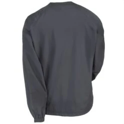 Sport-Tek Shirts: Men's JST72 GGY V-Neck Graphite Grey Raglan Wind Shirt