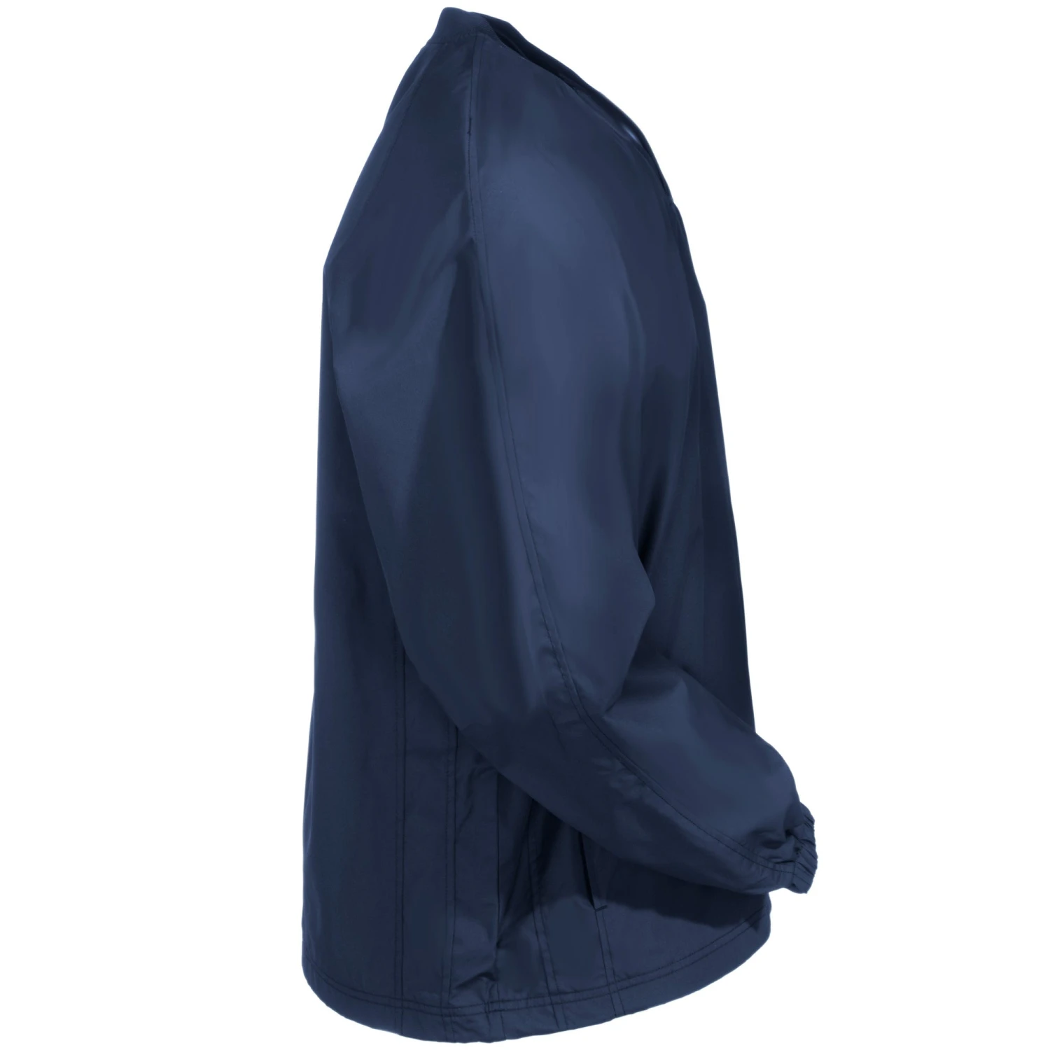 Sport-Tek Shirts: Men's JST72 TNV True Navy Blue V Neck Raglan Wind Shirt - Image 4