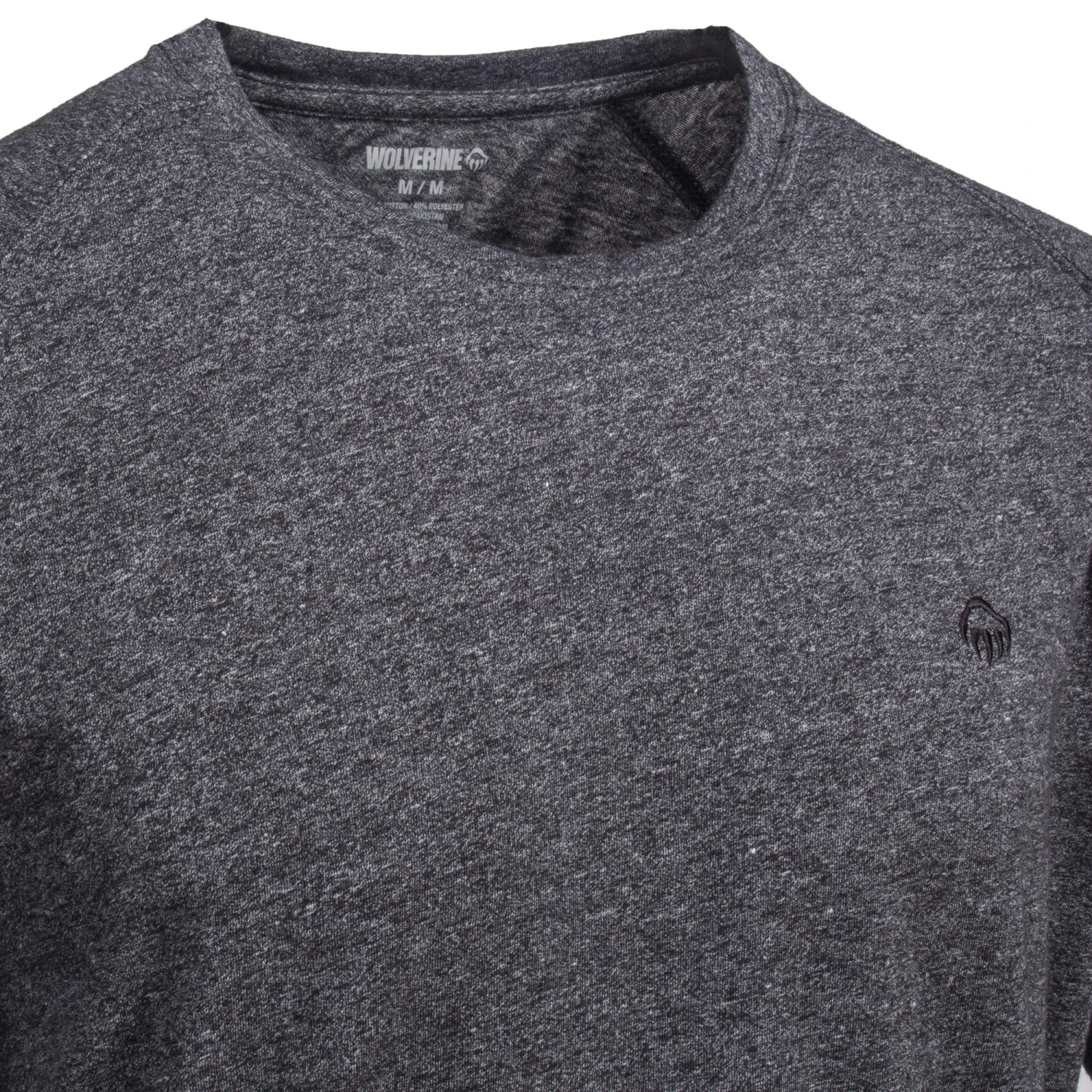 Wolverine Shirts: Men's W1205150 003 Black Heather Edge Short Sleeve Shirt