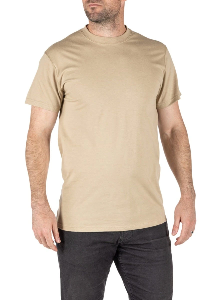 5.11 Tactical Shirts: Men's 3-Pack Utili-T 40016 165 Tan Tactical Shirt - Image 4
