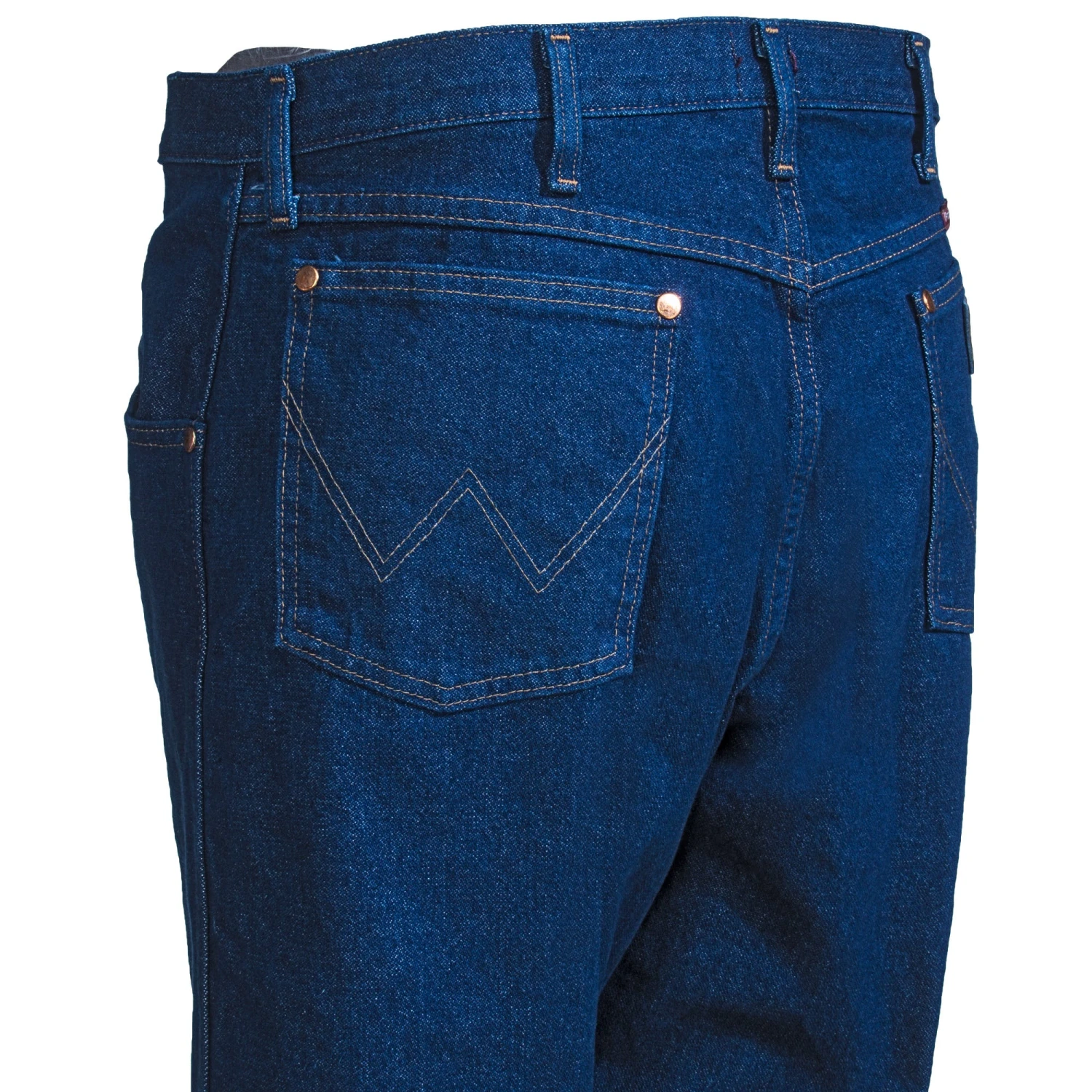 Wrangler Jeans: Men's Cowboy Cut 31MWZ PW Prewashed Indigo Relaxed Fit Jeans - Image 3