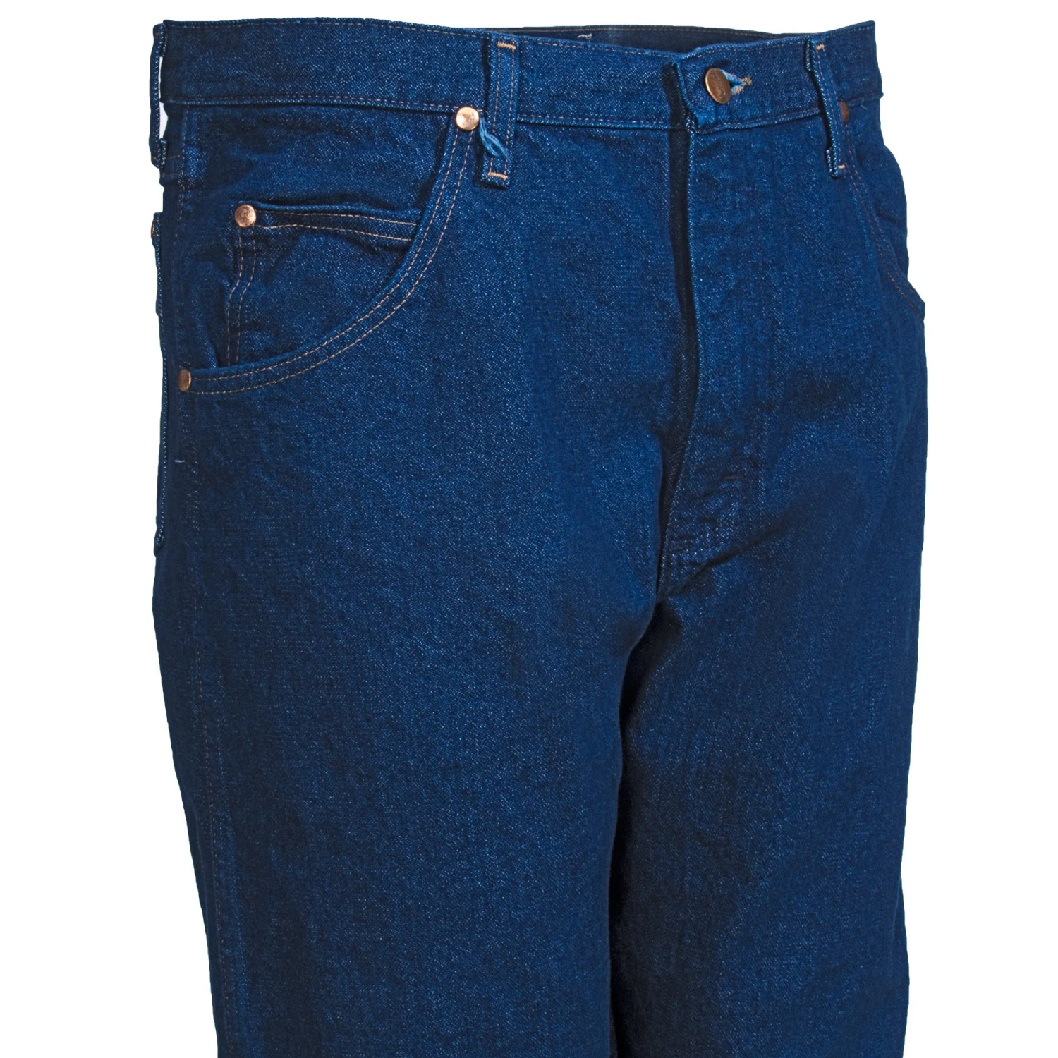 Wrangler Jeans: Men's Cowboy Cut 31MWZ PW Prewashed Indigo Relaxed Fit Jeans - Image 4