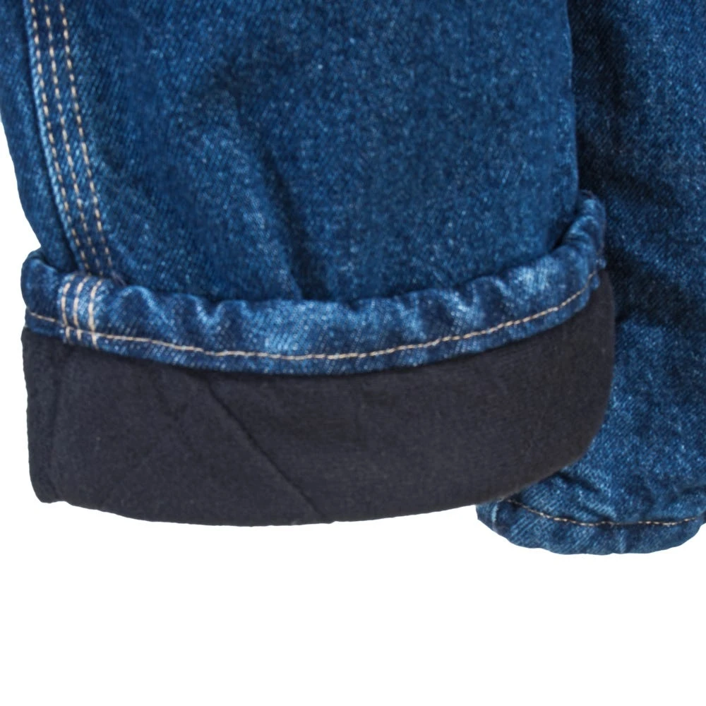 Wrangler Riggs Jeans: Men's Thinsulate-Lined 3W055 TH Relaxed Fit Dark Blue Jeans - Image 2