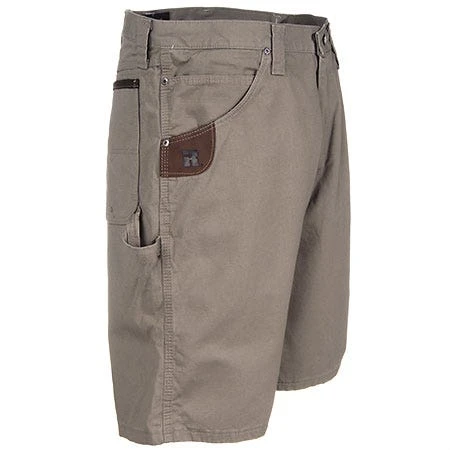Wrangler Riggs Shorts: Men's Dark Khaki 3W320 DK Ripstop Carpenter Shorts - Image 4